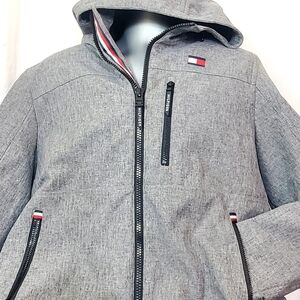 Tommy Hilfiger Gray Hooded Jacket for Men